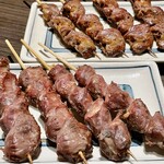 酉や 喜兵衛 - 手前）砂ずり　奥）こころ