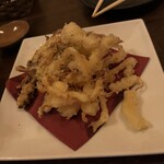 日本酒×炭火バル からんと - コレあったらナンボでも呑める。関西ではドメジャーのスルメの天ぷらもかなり良い出来でした。