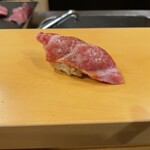 鮨駒 - 大トロの蛇腹