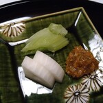 柳生の庄 - （夕食）香物