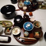 柳生の庄 - 朝食のセット