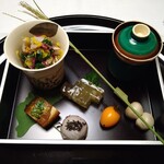 柳生の庄 - （夕食）露払７種