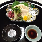 柳生の庄 - （夕食）造里の代わりの湯葉刺し