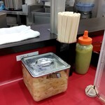 ラーメン 杉田家 - 卓上味変調味料２