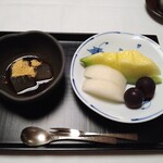 柳生の庄 - （夕食）甘味、水菓子