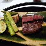 柳生の庄 - （夕食）黒毛和牛ヒレステーキ