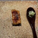 茶禅華 - 宍道湖産鰻（薬味は胡瓜ベース）→鰻ざくを表現