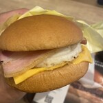 ロッテリア - ベーコンエッグチーズバーガー340円