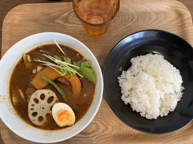 お出汁のスープカレー しおめ食堂 - 北八王子/スープカレー