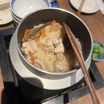 炭旬 - 鶏釜飯