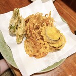 まさき - 天ぷら盛り合わせ