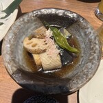 炭旬 - 茄子とレンコンの揚げ浸し