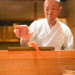 東麻布 天本 - 車海老