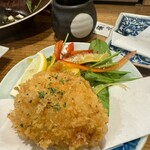 味彩しん家 - ホタテのエビのクリームコロッケ