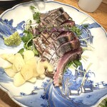 味彩しん家 - カツオの塩たたき