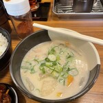 老虎苑 - かす汁の中身は具沢山