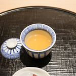 新ばし 星野 - 鮎蒸しスープ