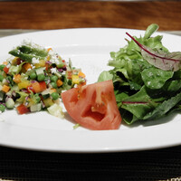 Wolfgang's Steakhouse Teppan - グリーンサラダ、ビバリーヒルズチョップドサラダ