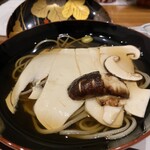 蕎麦割烹  倉田 - 松茸掛け蕎麦