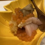 蕎麦割烹  倉田 - 三重県浦村産トロサワラ、新イクラ