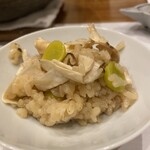 蕎麦割烹  倉田 - 松茸ご飯、地鶏、銀杏