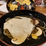 蕎麦割烹  倉田 - 松茸掛け蕎麦