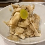 蕎麦割烹  倉田 - 松茸ご飯、地鶏、銀杏