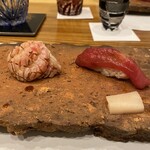 蕎麦割烹  倉田 - 本鮪赤身、大トロ