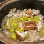 蕎麦割烹  倉田 - 松茸ご飯、地鶏、銀杏