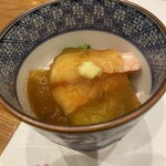 蕎麦割烹  倉田 - 北海道産ズワイ蟹、焼き茄子