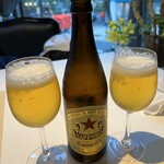 レストラン アルティザン（restaurant Artisan） - フレンチのお店なのに何と赤星が置いてあった!ありがたや〜、880円とお高めだがあるだけ有り難い。