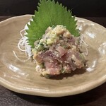 金町製麺 - アジのなめろう　450円