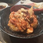 金町製麺 - 若鶏とキノコのトマト煮　450円