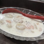 金町製麺 - ニョッキの海老クリーム　450円