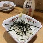 黒うどん山長 - 長芋の千切り