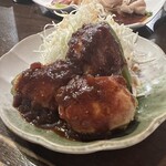 金町製麺 - ピーマンの肉詰め焼き　450円