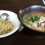 ラーメン　實 - 半チャーハンセット850円