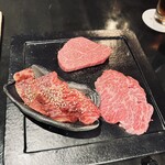 肉匠なか田 - シャトーブリアン、ハラミ（塩、タレ）