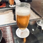 肉匠なか田 - 生ビール
