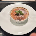 肉匠なか田 - 栗カスタードブリュレのアイス仕立て