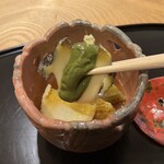 紀尾井町 南かわ - 水茄子と鮑 