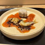 紀尾井町 南かわ - 子持ち鮎を実山椒で