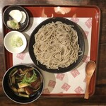 蔵＋蕎麦 な嘉屋 - 「合鴨のつけ蕎麦」