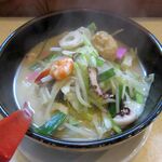 長崎ちゃんぽん・皿うどん 球磨 - 青ネギ チャンポン　1.300円