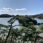 田里津庵 - テーブルからの風景