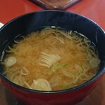 天ぷら家 - 味噌汁