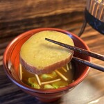 菜食健美 美卯 - 輪切りの大きなさつまいも入りに、ほっこりする。何だか、お月様のよう。