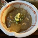 菜食健美 美卯 - 麻婆冬瓜は、ほんのり豆板醤の優しいテイスト。