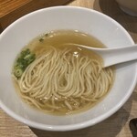 中華そば 無限 - 二杯目そば　塩