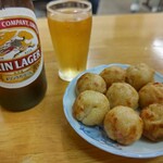 うまい屋 - たこ焼き 瓶ビール中